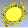 Ornamental Acanthus Oval Frame - STL 3D model for CNC