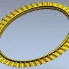 Овальная рамка "Солнечный кант" - 3D модель STL для ЧПУ