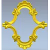 Baroque Cartouche Frame STL for CNC