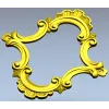 Baroque Cartouche Frame STL for CNC