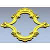Baroque Cartouche Frame STL for CNC