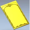 Декоративная рамка в стиле рокайль - STL 3D модель для ЧПУ