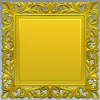 Baroque Square Frame STL 3D model for CNC milling