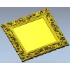 Baroque Square Frame STL 3D model for CNC milling