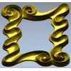 Рокайльная декоративная рамка - 3D модель STL для ЧПУ