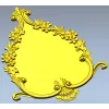 Барочная каплевидная рамка - 3D модель STL для ЧПУ