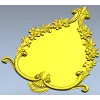 Барочная каплевидная рамка - 3D модель STL для ЧПУ