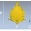 Барочная каплевидная рамка - 3D модель STL для ЧПУ