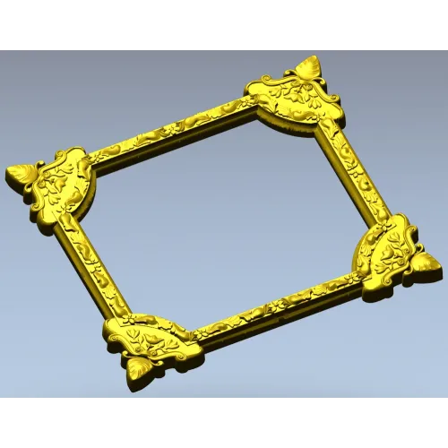 Декоративная резная рамка - 3D модель STL для ЧПУ