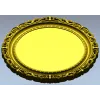 Ornate Round Frame STL - 3D Model for CNC Router