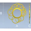 Круглая рамка "Солнечный венчик" - 3D модель STL для ЧПУ