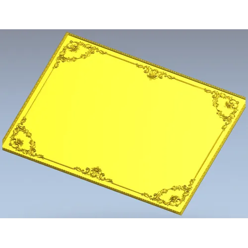 Рамка в стиле рокайль - 3D модель STL для ЧПУ