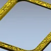 Baroque Floral Rectangular Frame STL for CNC