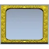 Baroque Floral Rectangular Frame STL for CNC