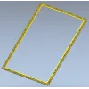 Ornate Baroque Rectangular Frame STL for CNC
