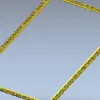 Ornate Baroque Rectangular Frame STL for CNC
