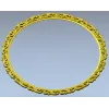 Ornate Round Scroll Frame - STL 3D Model for CNC
