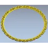 Ornate Round Scroll Frame - STL 3D Model for CNC