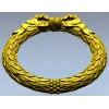 Laurel Wreath Frame - 3D STL model for CNC milling