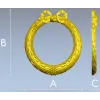 Laurel Wreath Frame - 3D STL model for CNC milling
