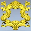 Рамка барочная 3D модель в формате STL для ЧПУ