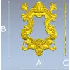 Рамка барочная 3D модель в формате STL для ЧПУ