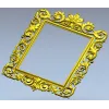 Baroque frame STL 3D model for CNC milling