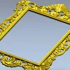 Rococo Ornamental Frame STL for CNC