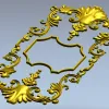 Рамка-вазелий барочная - 3D модель STL для ЧПУ