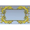 Рокайльная декоративная рамка STL для ЧПУ