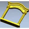 Baroque Arched Frame STL - 3D model for CNC router