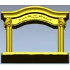 Baroque Arched Frame STL - 3D model for CNC router