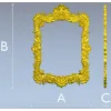 Baroque Rococo Frame STL for CNC Milling