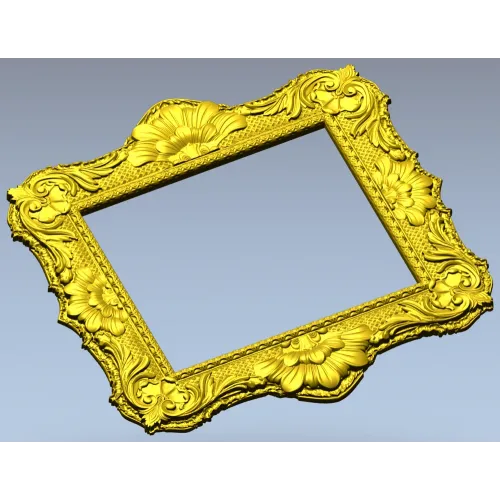 Барочный резной багет - 3D модель STL для ЧПУ