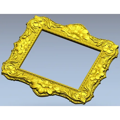 Барочный резной багет - 3D модель STL для ЧПУ