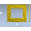 Baroque Ornate Square Frame - STL 3D model for CNC