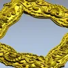 Baroque Shell Frame STL for CNC Carving