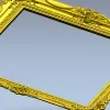 Рамка барокко - детализированная STL модель для ЧПУ