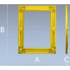 Baroque Corner Frame 3D model STL for CNC milling