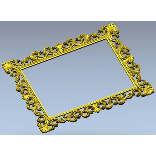 Барочная рамка-вензель - 3D модель STL для ЧПУ