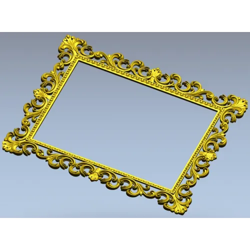 Барочная рамка-вензель - 3D модель STL для ЧПУ
