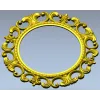 Резная круглая рамка Вивьен - 3D модель STL для ЧПУ