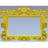 Baroque rectangular frame STL - ornate 3D model for CNC