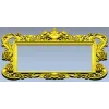 Baroque rectangular frame STL - ornate 3D model for CNC