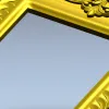 Венецианский картуш - декоративная рамка в формате STL для ЧПУ