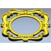 Rococo Round Frame STL for CNC - Baroque Medallion 3D Model