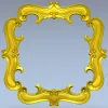 Рамочный картуш в стиле барокко - 3D модель STL для ЧПУ