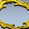 Рамочный картуш в стиле барокко - 3D модель STL для ЧПУ