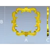 Рамочный картуш в стиле барокко - 3D модель STL для ЧПУ