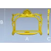Ornate Seashell Rococo Frame STL for CNC